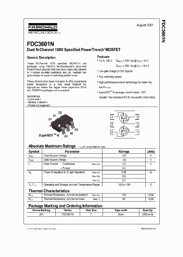 FDC3601N_250380.PDF Datasheet