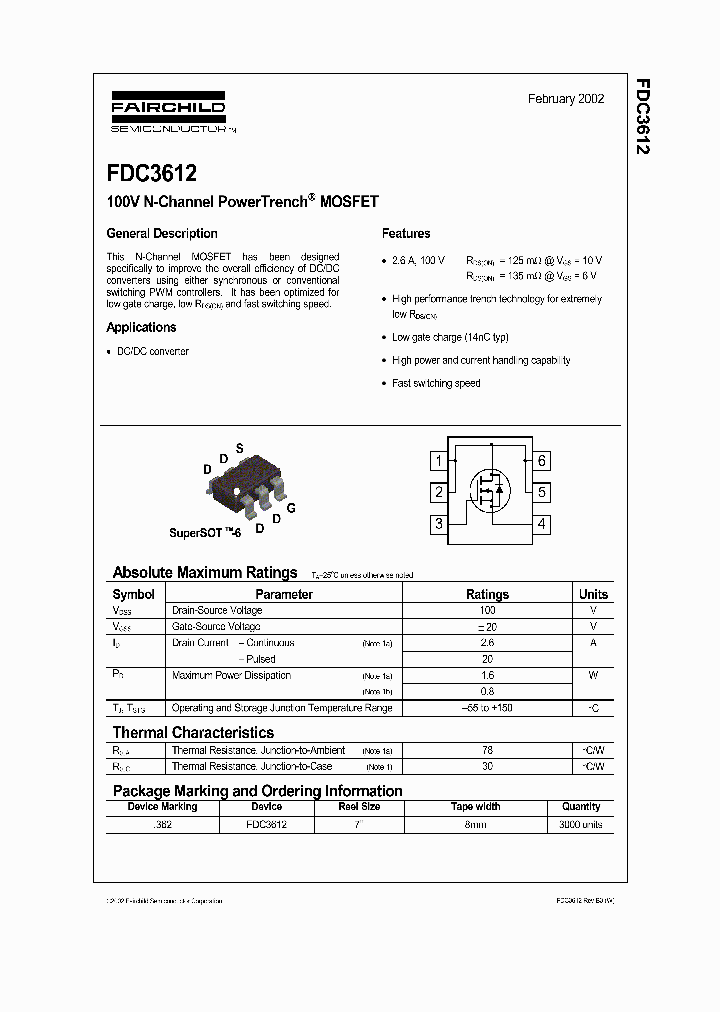 FDC3612_250381.PDF Datasheet