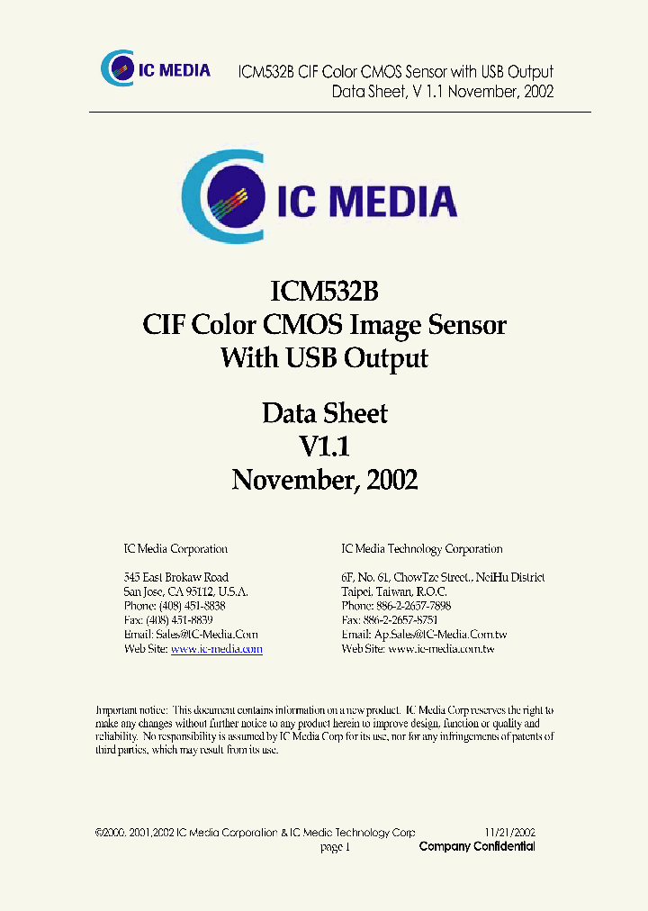 ICM-532BSA_243230.PDF Datasheet