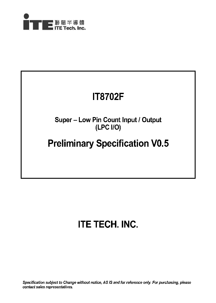 IT8702F_193243.PDF Datasheet