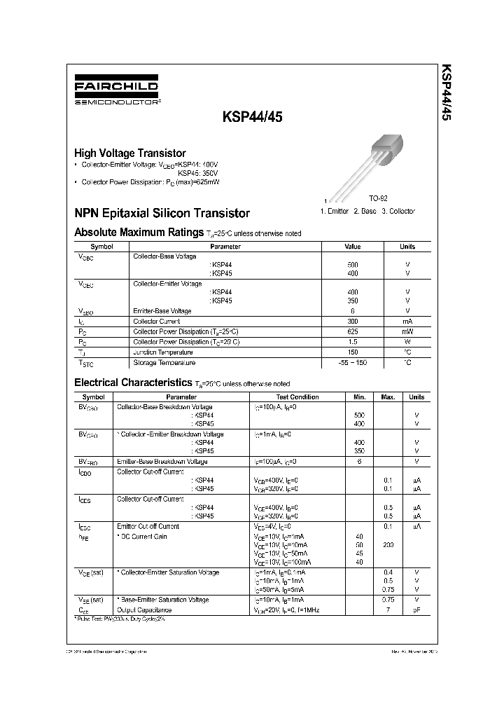 KSP44_259854.PDF Datasheet