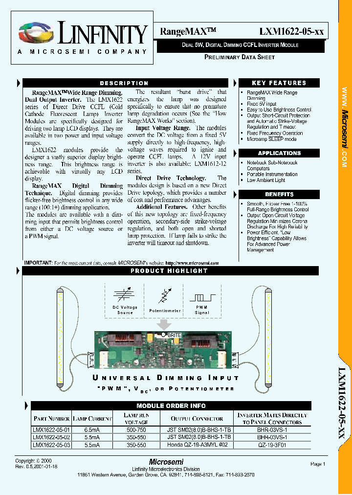 LMX1622-05-01_241734.PDF Datasheet