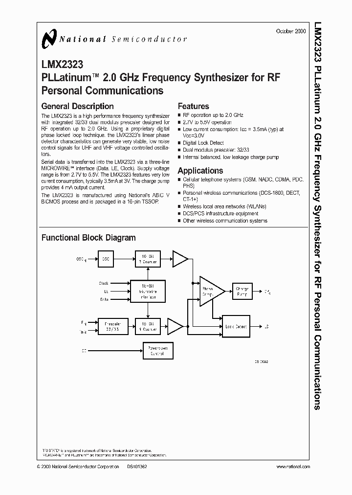 LMX2323_240096.PDF Datasheet