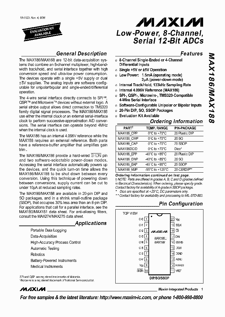 MAX186AEAP_216265.PDF Datasheet