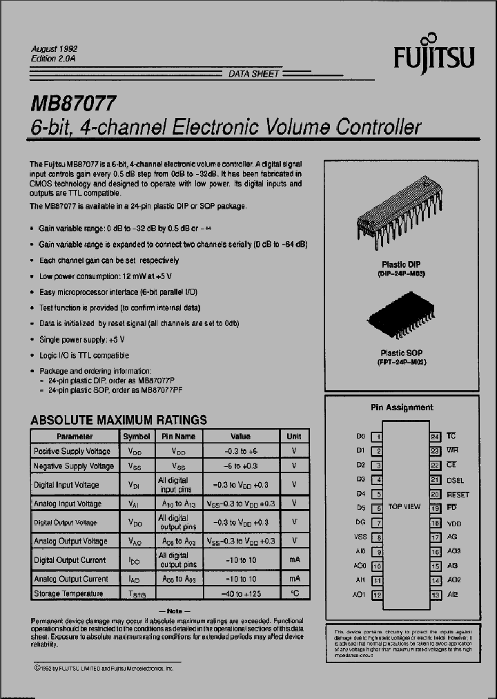 MB87077_217815.PDF Datasheet