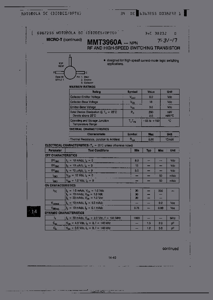 MMT3960A_236880.PDF Datasheet