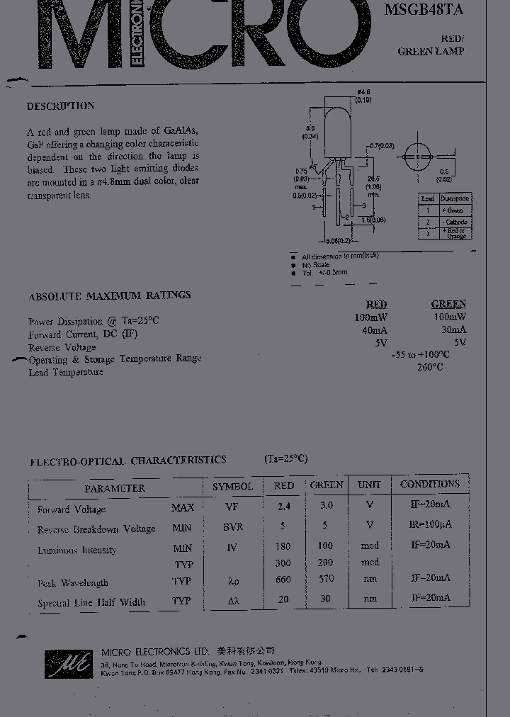 MSGB48TA_217026.PDF Datasheet