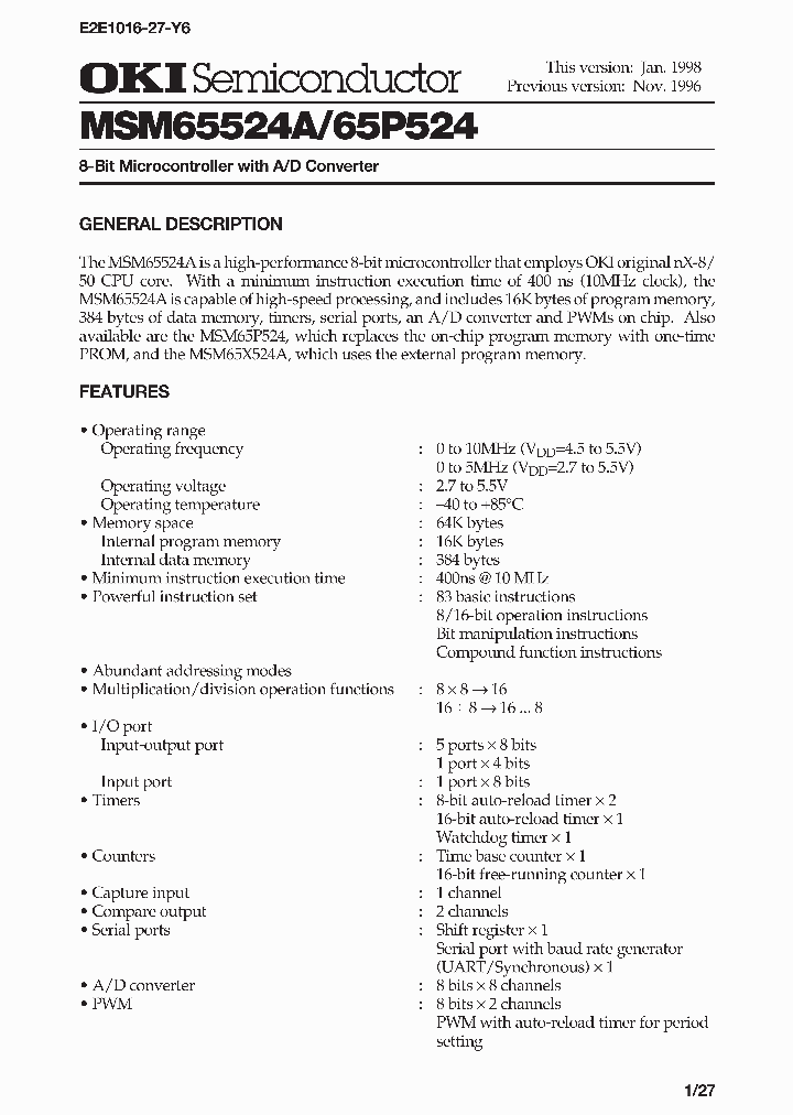 MSM65524A_247129.PDF Datasheet