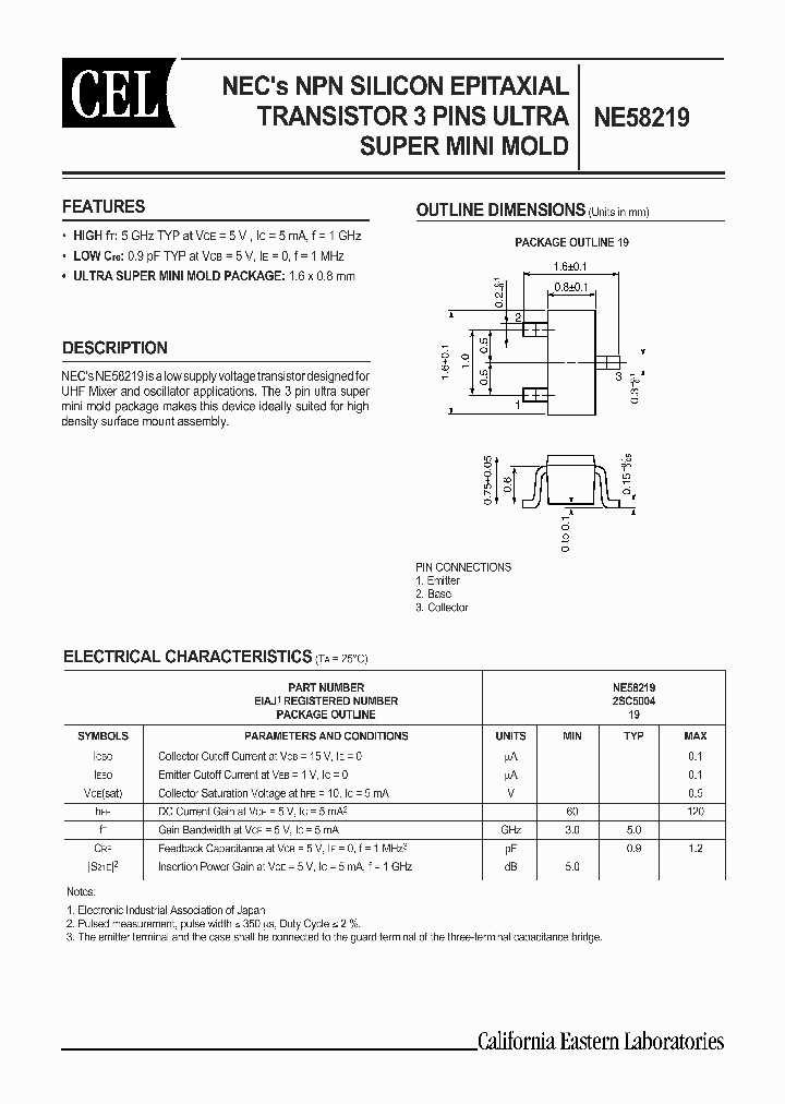 NE58219_260377.PDF Datasheet