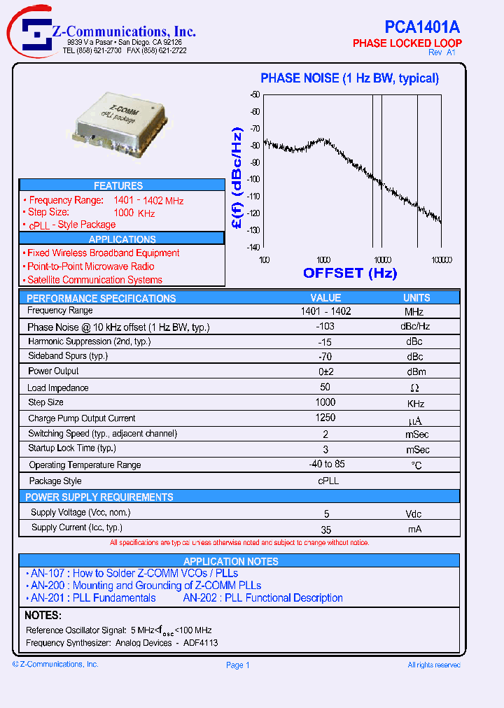 PCA1401A_239452.PDF Datasheet