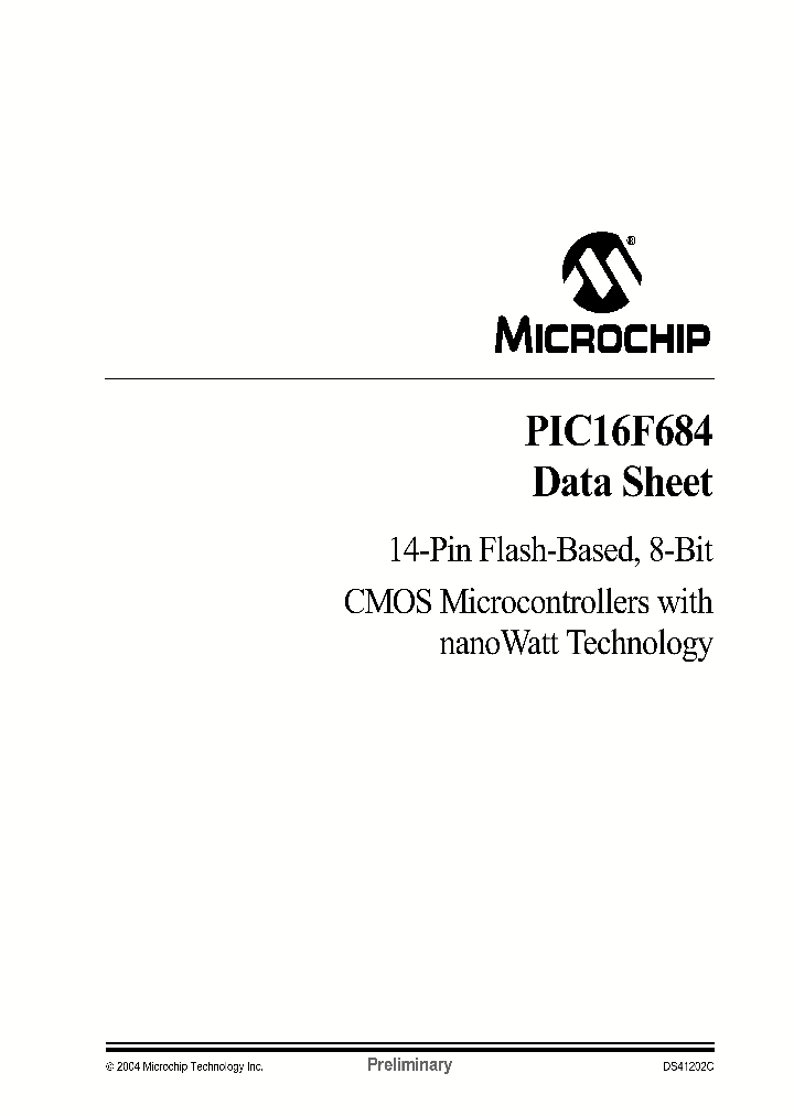 PIC16F684_239937.PDF Datasheet