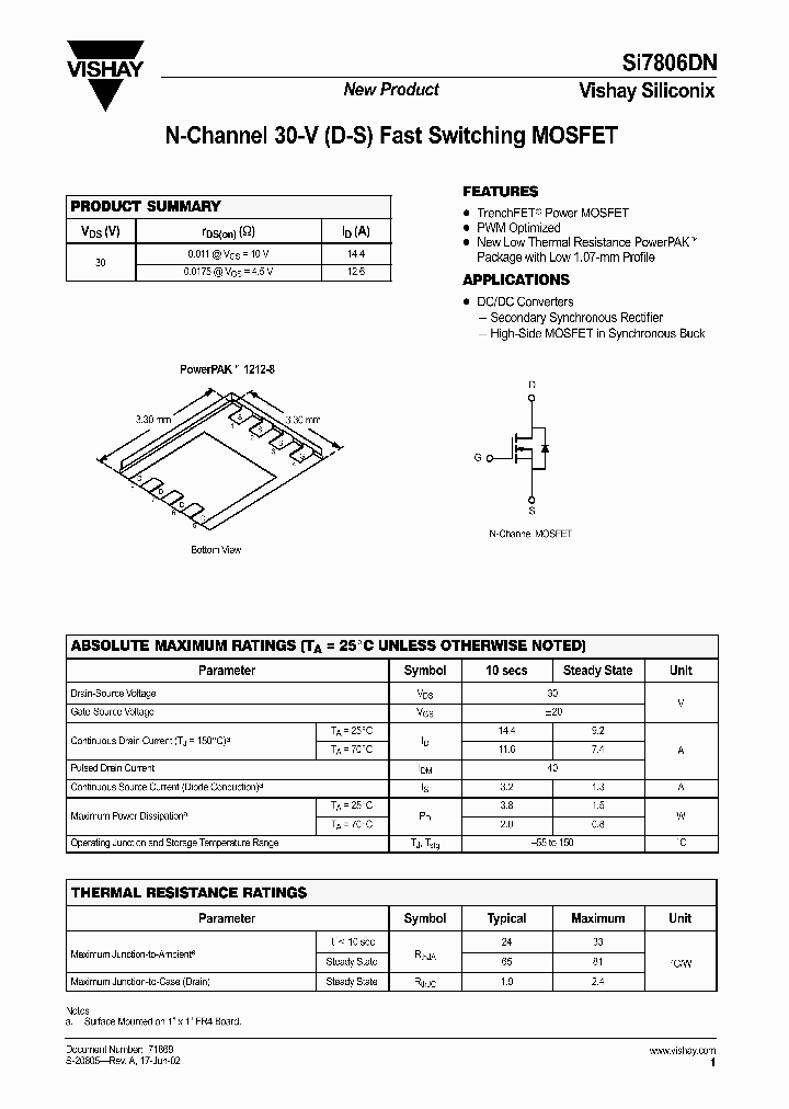 SI7806DN_218879.PDF Datasheet