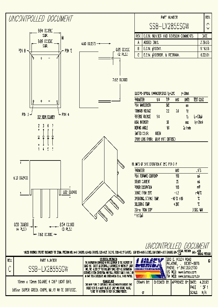 SSB-LX2855SGW_235381.PDF Datasheet