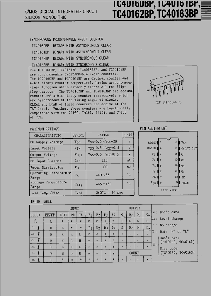 TC40161BP_242476.PDF Datasheet