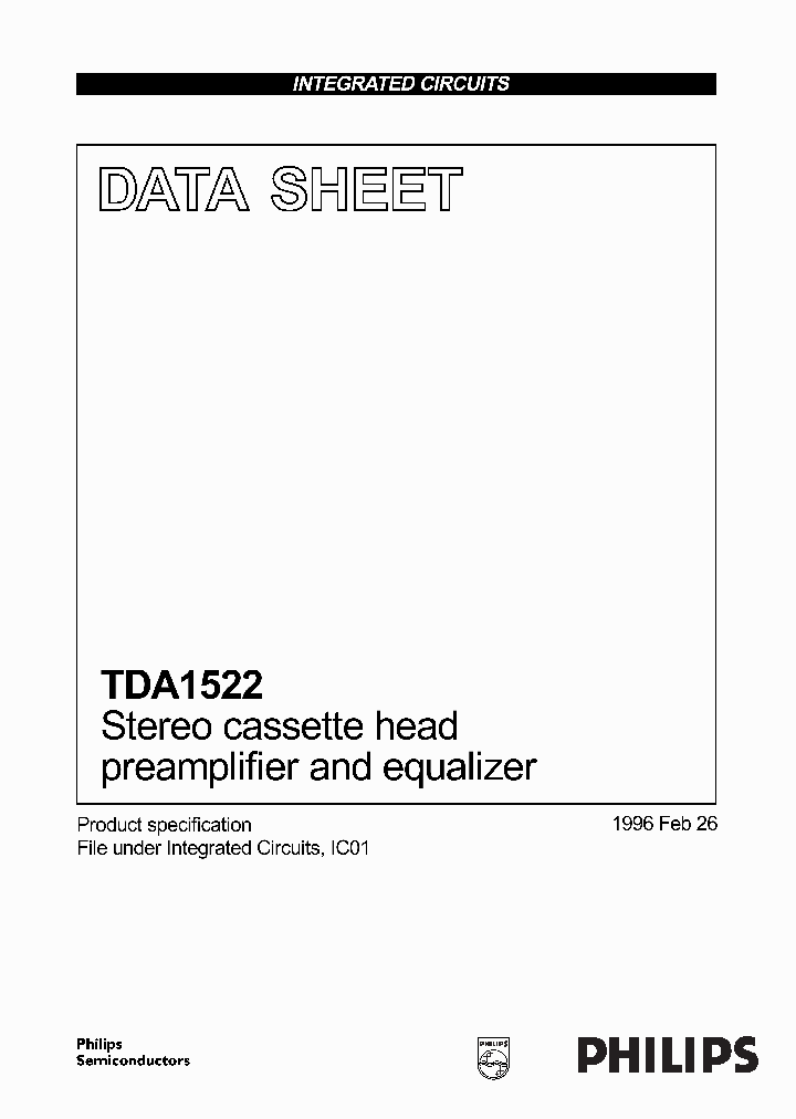 TDA1522_234980.PDF Datasheet