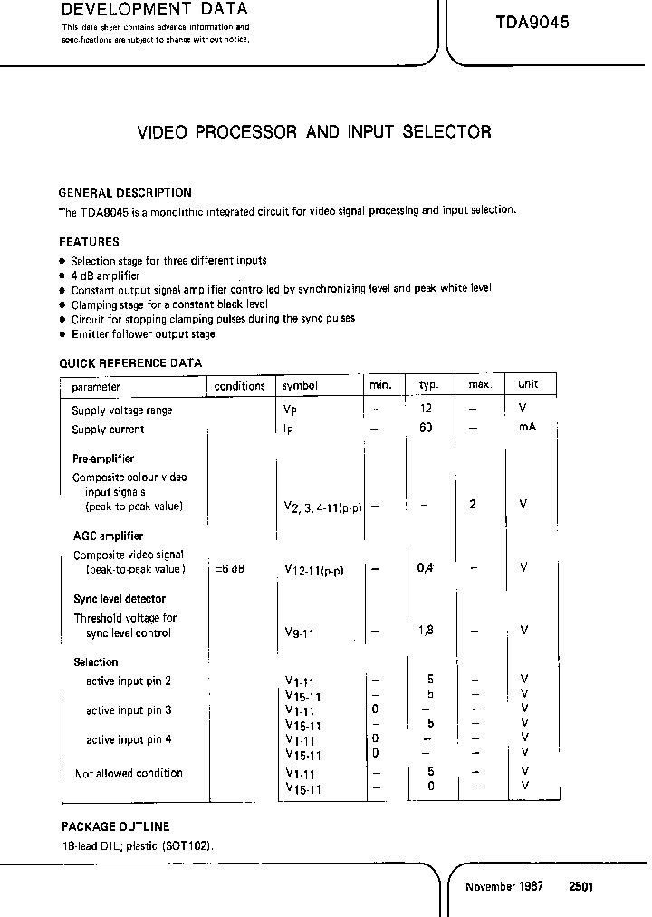 TDA9045_241325.PDF Datasheet