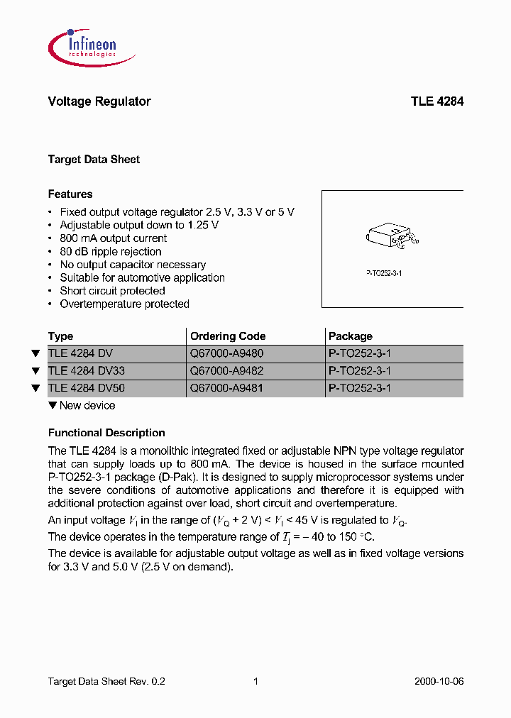 TLE4284_237521.PDF Datasheet