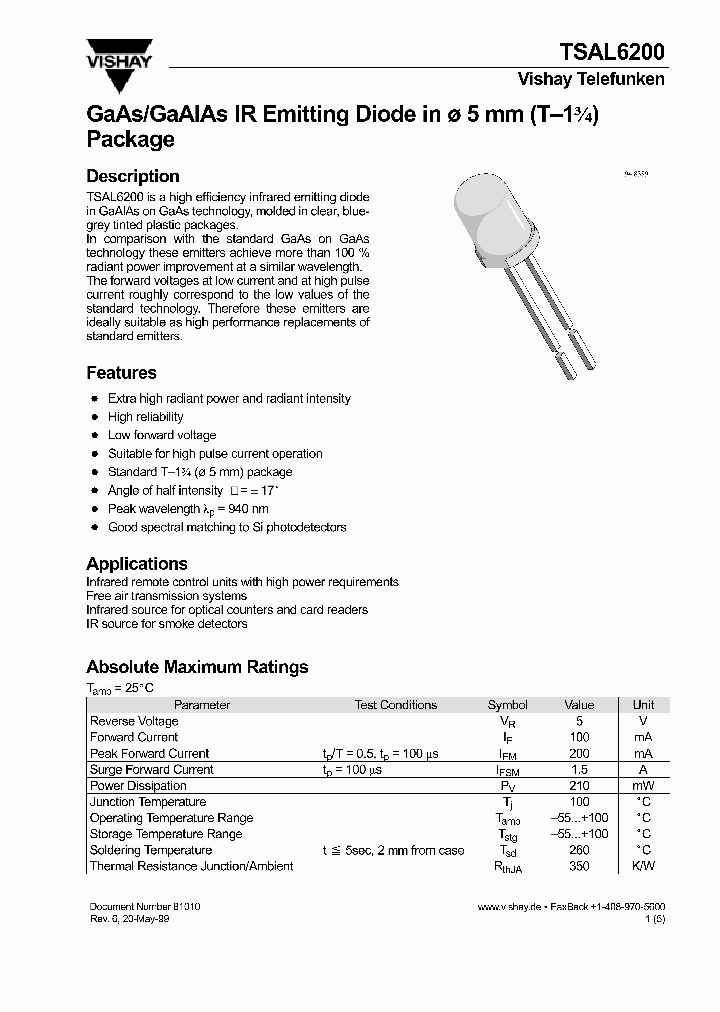 TSAL6200_247021.PDF Datasheet