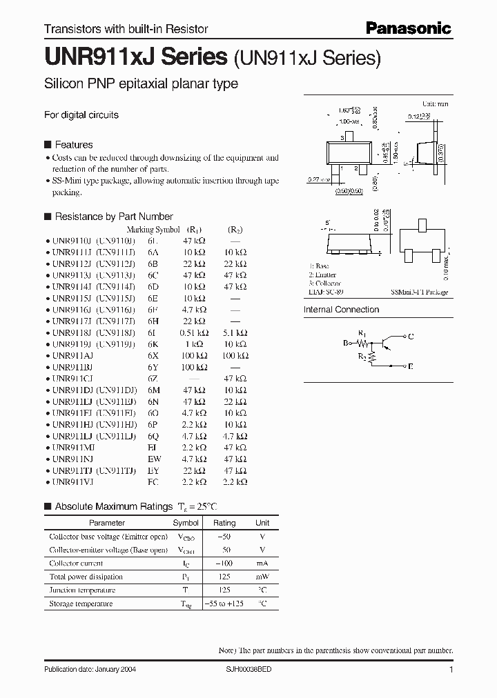 UNR911VJ_260295.PDF Datasheet