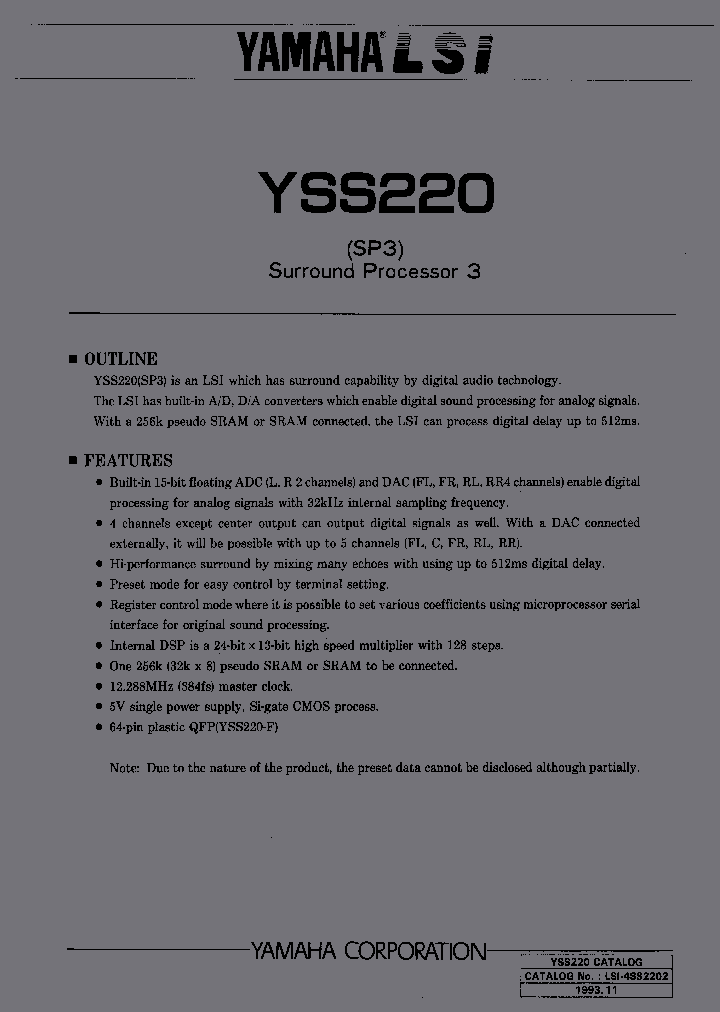 YSS220_224895.PDF Datasheet