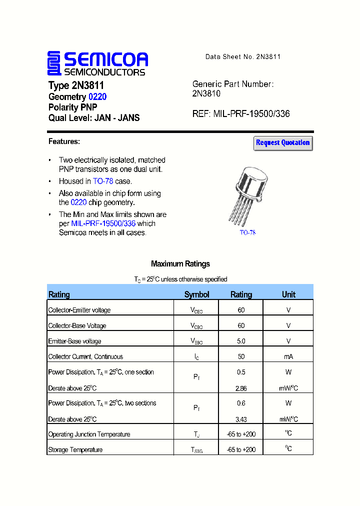 2N3811_230301.PDF Datasheet