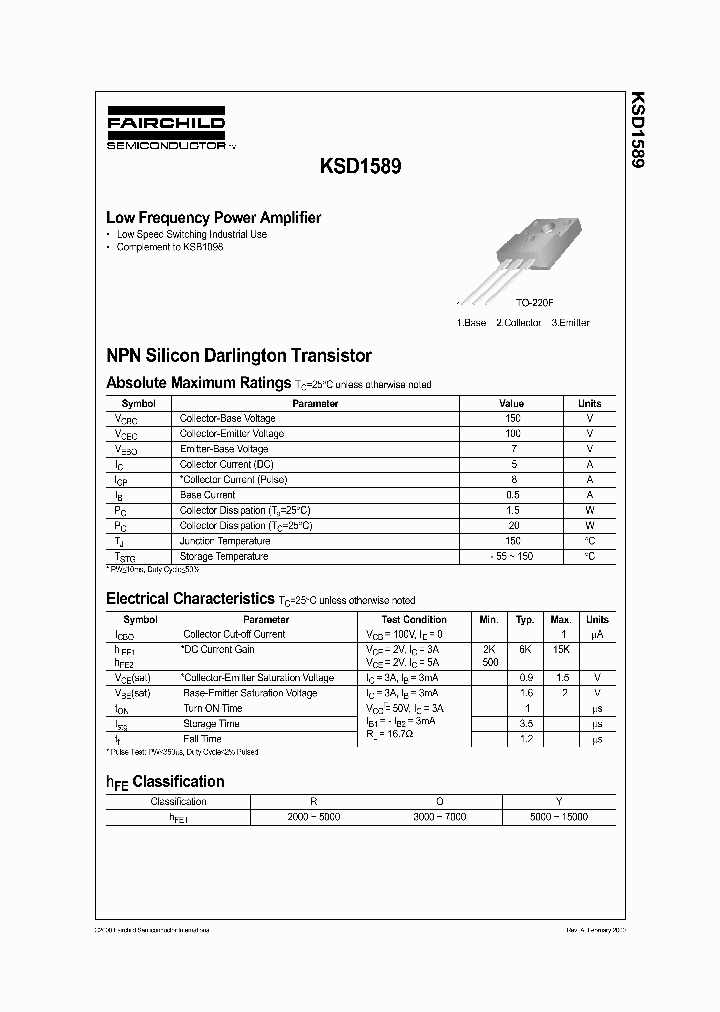 KSD1589_212604.PDF Datasheet