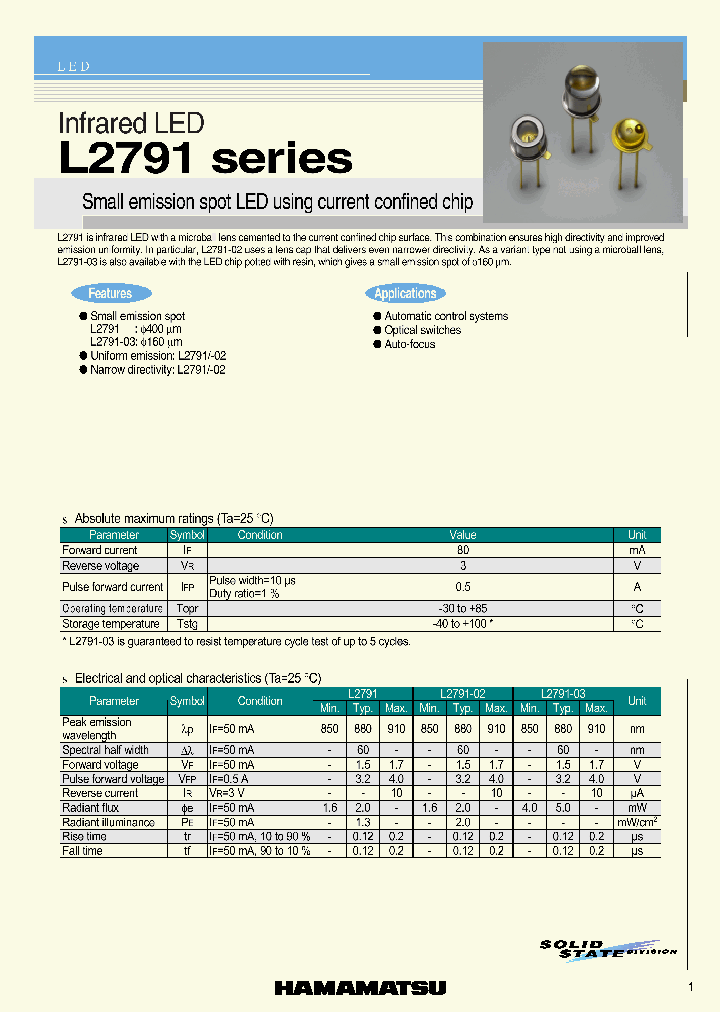 L2791_225785.PDF Datasheet