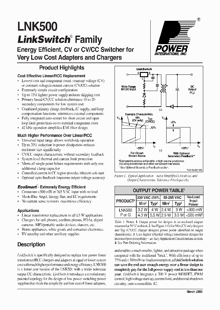 LNK500P_194186.PDF Datasheet