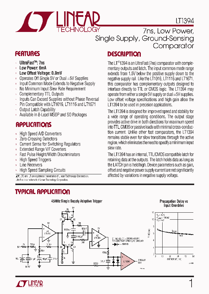 LT1394_220394.PDF Datasheet