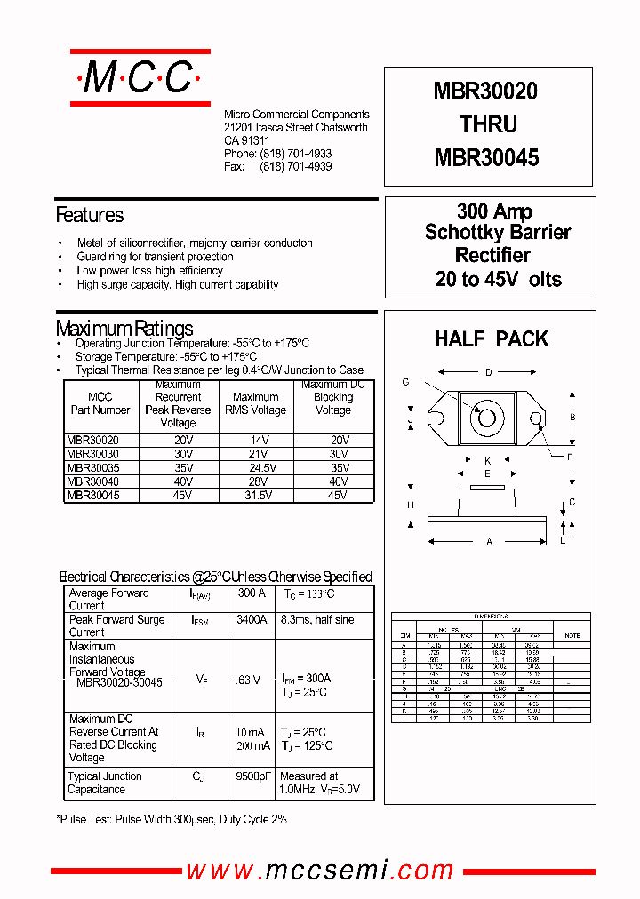 MBR30045_216170.PDF Datasheet