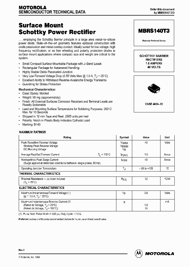 MBRS140T3_223973.PDF Datasheet