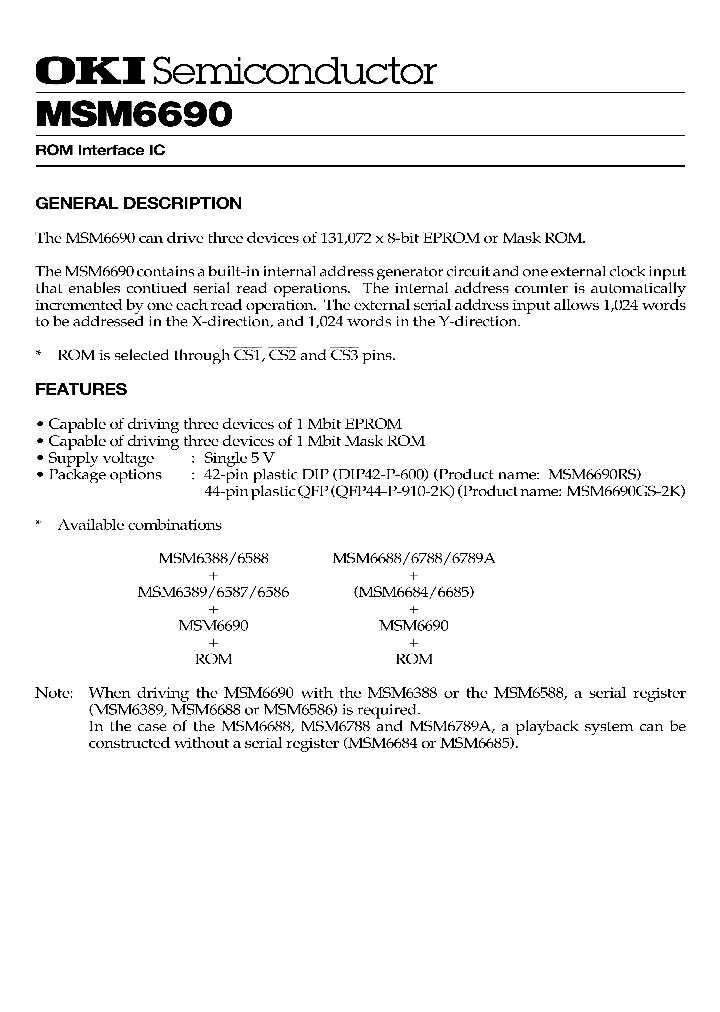 MSM6690_231062.PDF Datasheet