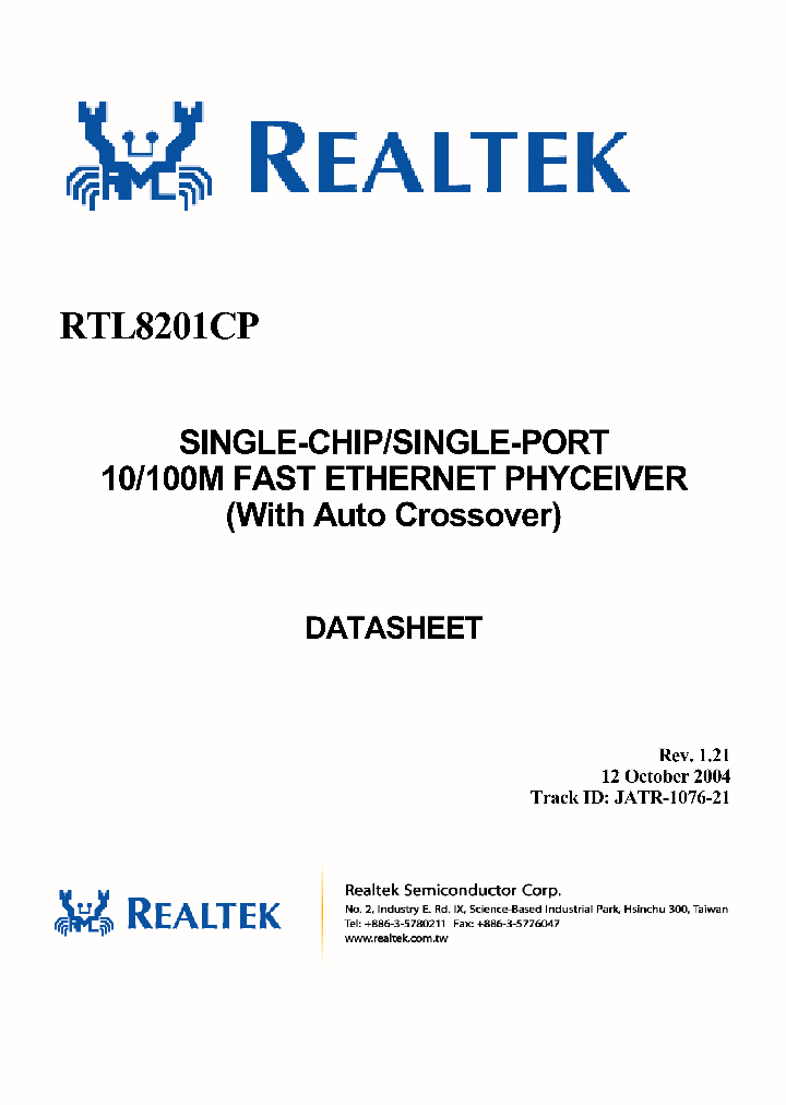 RTL8201CP_177059.PDF Datasheet