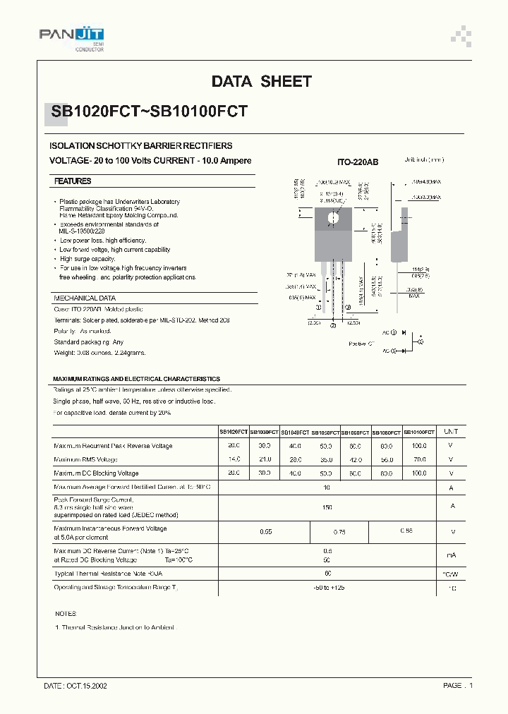 SB1080FCT_194733.PDF Datasheet