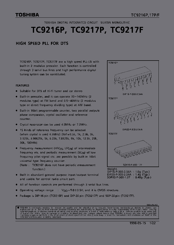 TC9216P_114367.PDF Datasheet