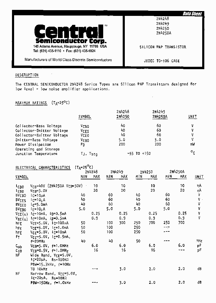 2N4250A_273007.PDF Datasheet