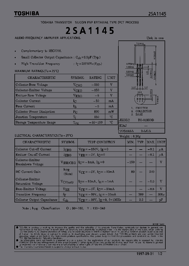 2SA1145_6042.PDF Datasheet