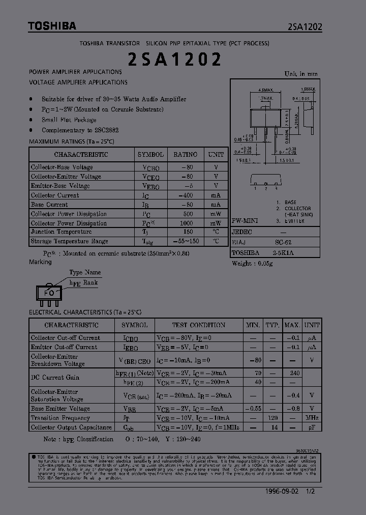 2SA1202_329519.PDF Datasheet