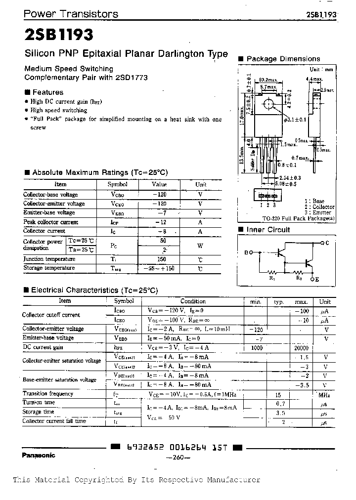 2SB1193_328943.PDF Datasheet