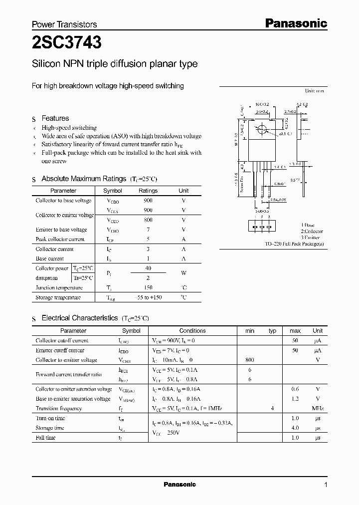 2SC3743_360437.PDF Datasheet