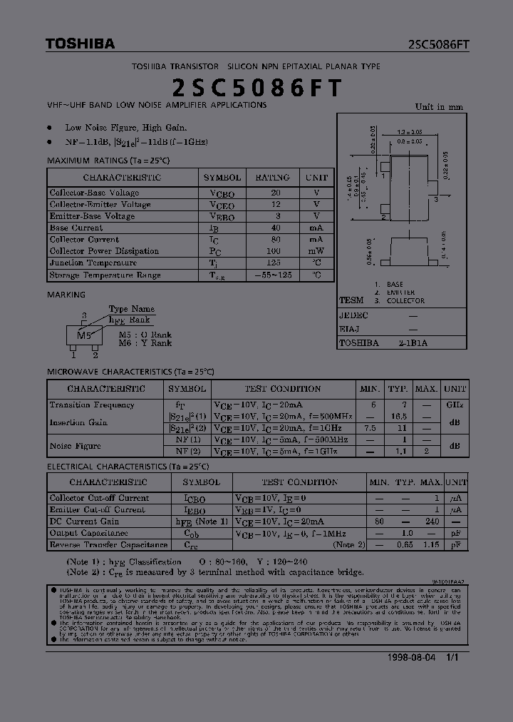 2SC5086FT_7144.PDF Datasheet