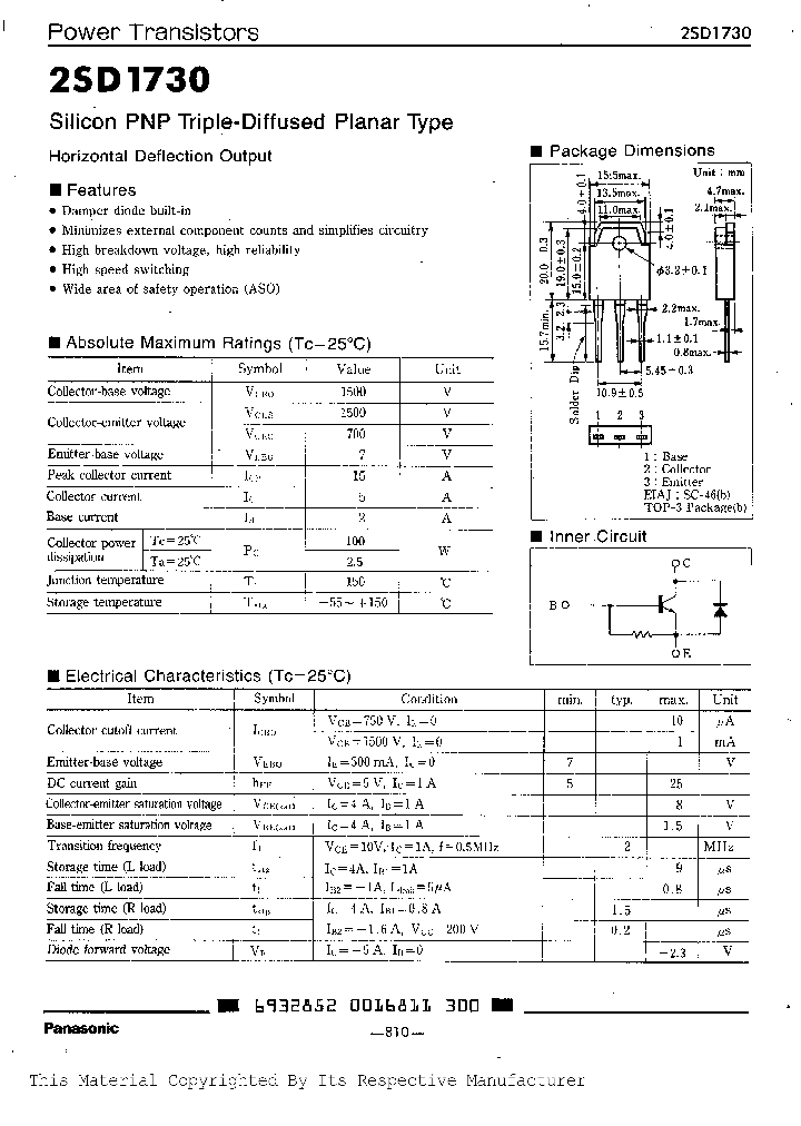 2SD1730_341733.PDF Datasheet