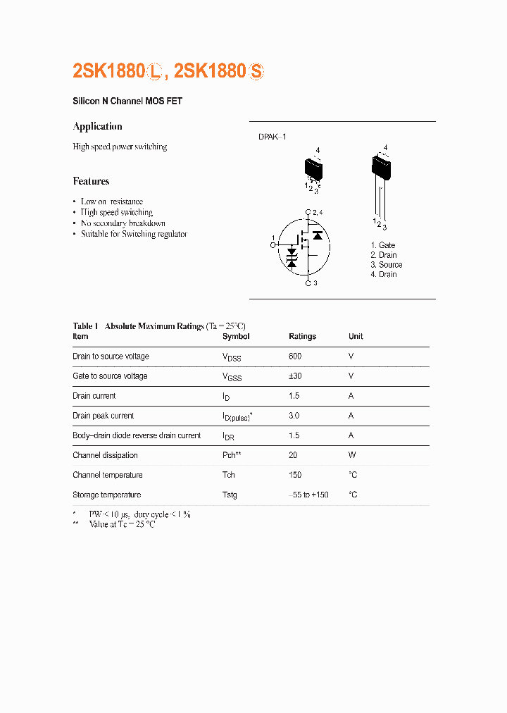 2SK1880_332393.PDF Datasheet