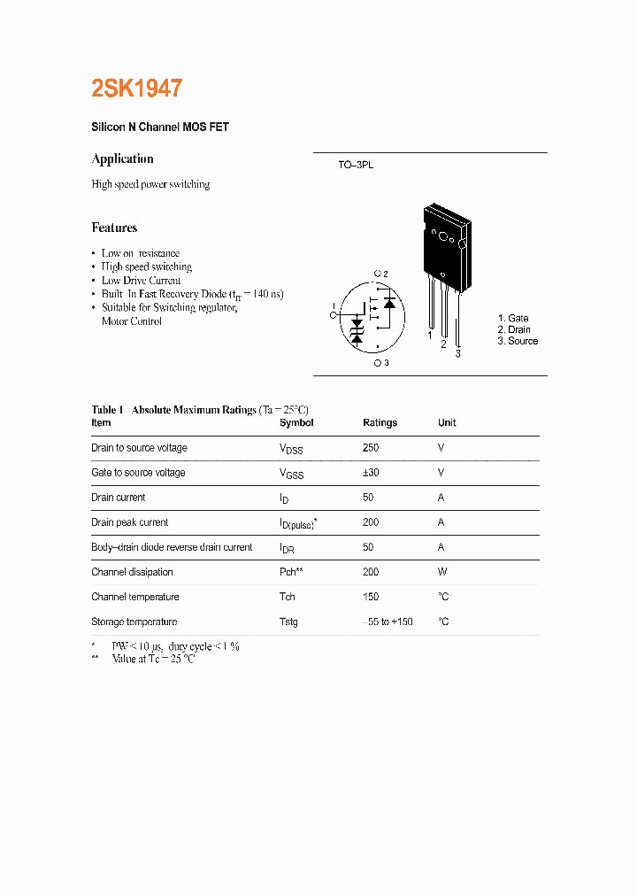 2SK1947_325155.PDF Datasheet