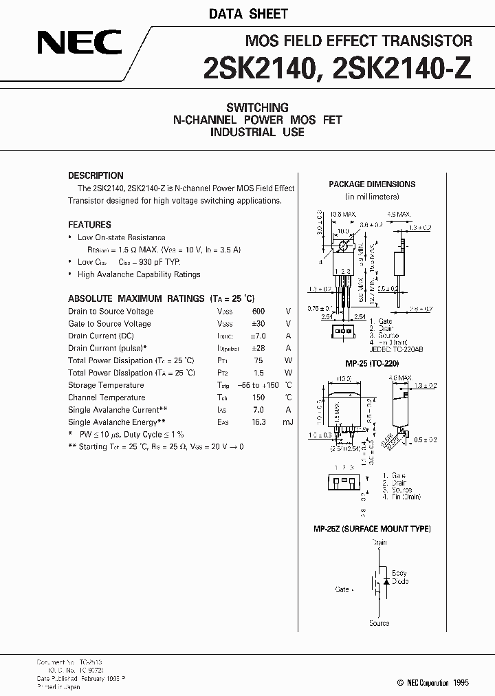 2SK2140-Z_191597.PDF Datasheet