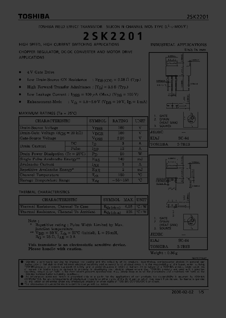 2SK2201_203414.PDF Datasheet