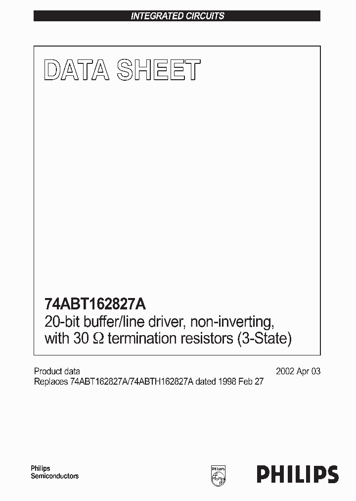 74ABT162827A_307738.PDF Datasheet