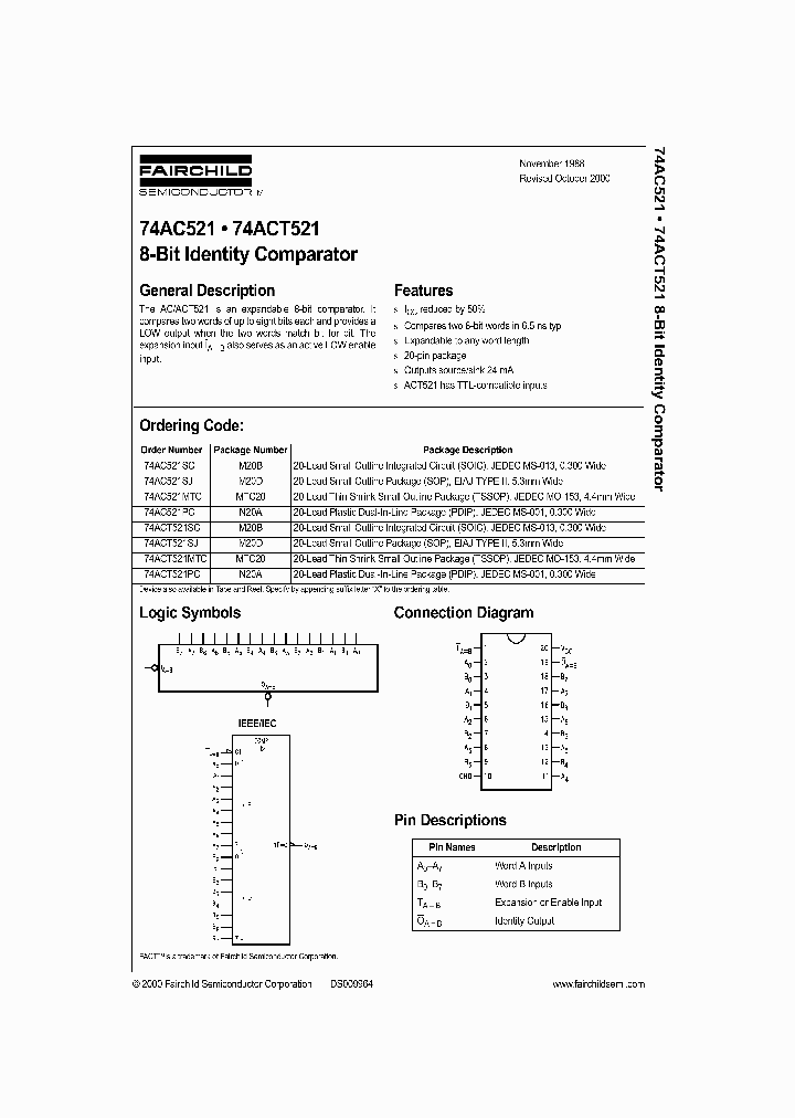 74ACT521_202356.PDF Datasheet