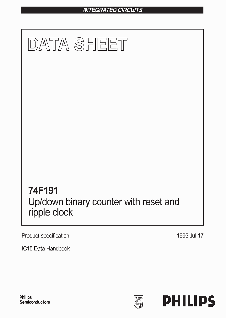 74F191_359613.PDF Datasheet