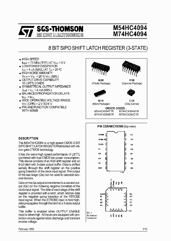 74HC4094_310314.PDF Datasheet